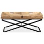 Mesa de centro de madera maciza de mango 110x55x42 cm en Mesas de centro | Comprar online en Foru.es