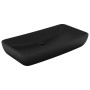 Lavabo de lujo de cerámica rectangular negro mate 71x38 cm de vidaXL, Lavabos - Ref: Foro24-146964, Precio: 113,40 €, Descuen...