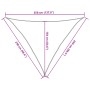 Toldo de vela poliéster oxford 100% gris claro 2,5x2,5x3,5 m de , Sombrillas - Ref: Foro24-4000911, Precio: 20,49 €, Descuent...