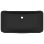 Matte black rectangular ceramic luxury washbasin 71x38 cm by vidaXL, Sinks - Ref: Foro24-146964, Price: 111,16 €, Discount: %