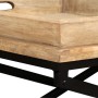 Mesa de centro de madera maciza de mango 110x55x42 cm en Mesas de centro | Comprar online en Foru.es