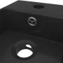 Matte black ceramic sink with overflow by vidaXL, Sinks - Ref: Foro24-146997, Price: 77,16 €, Discount: %