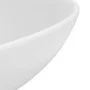 Lavabo de cuarto de baño redondo cerámica blanco mate de vidaXL, Lavabos - Ref: Foro24-146976, Precio: 62,61 €, Descuento: %