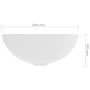 Rundes Badezimmerwaschbecken aus mattweißer Keramik von vidaXL, Sinkt - Ref: Foro24-146976, Preis: 62,61 €, Rabatt: %