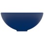 Lavabo de lujo redondo cerámica azul oscuro mate 32,5x14 cm de vidaXL, Lavabos - Ref: Foro24-146968, Precio: 59,64 €, Descuen...