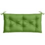 Cojín para banco de jardín tela verde melange 100x50x7 cm de , Cojines para sillas y sofás - Ref: Foro24-4002536, Precio: 27,...