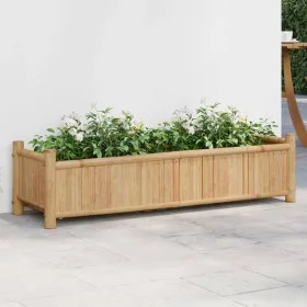 Jardinera de bambú 100x30x25 cm de , Maceteros y jardineras - Ref: Foro24-366461, Precio: 80,44 €, Descuento: %