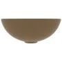 Matte Cream Ceramic Round Bathroom Sink by vidaXL, Sinks - Ref: Foro24-146985, Price: 62,86 €, Discount: %