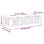 Jardinera de bambú 100x30x25 cm de , Maceteros y jardineras - Ref: Foro24-366461, Precio: 80,44 €, Descuento: %