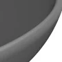 Matte dark gray round ceramic luxury washbasin 32.5x14 cm by vidaXL, Sinks - Ref: Foro24-146972, Price: 59,54 €, Discount: %