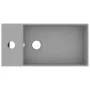 Light gray ceramic sink with overflow by vidaXL, Sinks - Ref: Foro24-146993, Price: 64,14 €, Discount: %