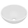 Luxury round matte white ceramic sink 32.5x14 cm by vidaXL, Sinks - Ref: Foro24-146965, Price: 96,11 €, Discount: %