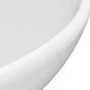 Luxury round matte white ceramic sink 32.5x14 cm by vidaXL, Sinks - Ref: Foro24-146965, Price: 96,11 €, Discount: %