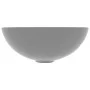 Lavabo de cuarto de baño redondo cerámica gris claro de vidaXL, Lavabos - Ref: Foro24-146982, Precio: 50,99 €, Descuento: %