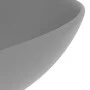 Lavabo de cuarto de baño redondo cerámica gris claro de vidaXL, Lavabos - Ref: Foro24-146982, Precio: 50,99 €, Descuento: %