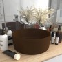 Lavabo de lujo redondo cerámica marrón oscuro mate 40x15 cm de vidaXL, Lavabos - Ref: Foro24-147017, Precio: 68,06 €, Descuen...