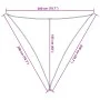 Toldo de vela poliéster oxford 100% negro 2x2x2 m de , Sombrillas - Ref: Foro24-4001156, Precio: 19,54 €, Descuento: %