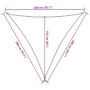 Toldo de vela poliéster oxford 100% negro 2x2x2 m de , Sombrillas - Ref: Foro24-4001156, Precio: 19,99 €, Descuento: %