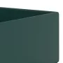 Lavabo con rebosadero cerámica verde oscuro de vidaXL, Lavabos - Ref: Foro24-146992, Precio: 77,03 €, Descuento: %