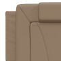 Cama con colchón cuero sintético capuchino 160x200 cm de , Camas y somieres - Ref: Foro24-3208807, Precio: 419,65 €, Descuent...