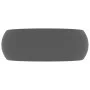 Luxuriöses rundes Keramikwaschbecken dunkelgrau matt 40x15 cm von vidaXL, Sinkt - Ref: Foro24-147005, Preis: 68,49 €, Rabatt: %