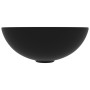 Lavabo de cuarto de baño redondo cerámica negro mate de vidaXL, Lavabos - Ref: Foro24-146986, Precio: 65,40 €, Descuento: %
