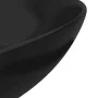 Round matte black ceramic bathroom sink by vidaXL, Sinks - Ref: Foro24-146986, Price: 64,29 €, Discount: %