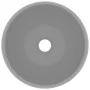Matte light gray round ceramic luxury washbasin 40x15 cm by vidaXL, Sinks - Ref: Foro24-147004, Price: 59,83 €, Discount: %