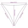 Toldo de vela poliéster oxford 100% gris claro 4,5x4,5x4,5 m de , Sombrillas - Ref: Foro24-4000920, Precio: 39,01 €, Descuent...