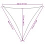 Toldo de vela poliéster oxford 100% gris claro 4,5x4,5x4,5 m de , Sombrillas - Ref: Foro24-4000920, Precio: 32,05 €, Descuent...