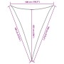 Toldo de vela poliéster oxford 100% arena 5x7x7 m de , Sombrillas - Ref: Foro24-4000943, Precio: 48,50 €, Descuento: %