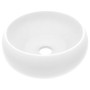 Lavabo de lujo redondo cerámica blanco mate 40x15 cm de vidaXL, Lavabos - Ref: Foro24-146998, Precio: 90,07 €, Descuento: %
