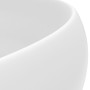 Lavabo de lujo redondo cerámica blanco mate 40x15 cm de vidaXL, Lavabos - Ref: Foro24-146998, Precio: 90,07 €, Descuento: %