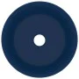 Matte dark blue round ceramic luxury washbasin 40x15 cm by vidaXL, Sinks - Ref: Foro24-147012, Price: 75,40 €, Discount: %