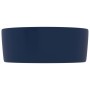 Lavabo de lujo redondo cerámica azul oscuro mate 40x15 cm de vidaXL, Lavabos - Ref: Foro24-147012, Precio: 76,67 €, Descuento: %