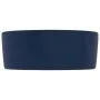 Matte dark blue round ceramic luxury washbasin 40x15 cm by vidaXL, Sinks - Ref: Foro24-147012, Price: 75,40 €, Discount: %