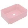 Luxus-Waschbecken aus mattem rosa Keramik 41x30x12 cm von vidaXL, Sinkt - Ref: Foro24-147043, Preis: 74,71 €, Rabatt: %