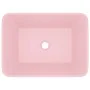 Luxus-Waschbecken aus mattem rosa Keramik 41x30x12 cm von vidaXL, Sinkt - Ref: Foro24-147043, Preis: 74,71 €, Rabatt: %