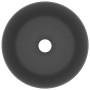 Lavabo de lujo redondo cerámica gris oscuro mate 40x15 cm de vidaXL, Lavabos - Ref: Foro24-147016, Precio: 68,97 €, Descuento: %