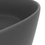 Lavabo de lujo redondo cerámica gris oscuro mate 40x15 cm de vidaXL, Lavabos - Ref: Foro24-147016, Precio: 68,97 €, Descuento: %