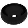 Matte black round ceramic luxury washbasin 40x15 cm by vidaXL, Sinks - Ref: Foro24-147008, Price: 68,56 €, Discount: %
