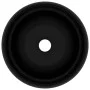 Matte black round ceramic luxury washbasin 40x15 cm by vidaXL, Sinks - Ref: Foro24-147008, Price: 68,56 €, Discount: %