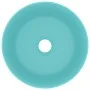 Luxuriöses rundes Waschbecken aus matt-grüner Keramik, 40x15 cm. von vidaXL, Sinkt - Ref: Foro24-147013, Preis: 54,39 €, Raba...