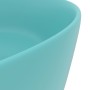 Lavabo de lujo redondo cerámica verde claro mate 40x15 cm de vidaXL, Lavabos - Ref: Foro24-147013, Precio: 68,27 €, Descuento: %
