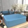 Mattes, hellblaues Luxuswaschbecken aus Keramik, 41 x 30 x 12 cm von vidaXL, Sinkt - Ref: Foro24-147044, Preis: 61,21 €, Raba...