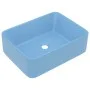 Matte light blue ceramic luxury washbasin 41x30x12 cm by vidaXL, Sinks - Ref: Foro24-147044, Price: 61,21 €, Discount: %