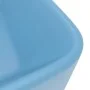 Matte light blue ceramic luxury washbasin 41x30x12 cm by vidaXL, Sinks - Ref: Foro24-147044, Price: 61,21 €, Discount: %
