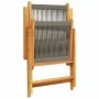 Sillas de jardín reclinables 6 uds madera maciza acacia gris de , Sillas de jardín - Ref: Foro24-3214533, Precio: 492,20 €, D...