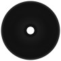 Lavabo de lujo redondo cerámica negro mate 32,5x14 cm de vidaXL, Lavabos - Ref: Foro24-146975, Precio: 74,32 €, Descuento: %