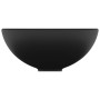 Lavabo de lujo redondo cerámica negro mate 32,5x14 cm de vidaXL, Lavabos - Ref: Foro24-146975, Precio: 74,32 €, Descuento: %